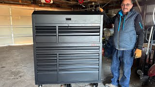 Menards ProSteel toolbox and garage doors… productive day with dad [upl. by Ailehc487]