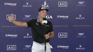 Viktor Hovland Monday Interview 2022 PGA Championship [upl. by Tnomal40]