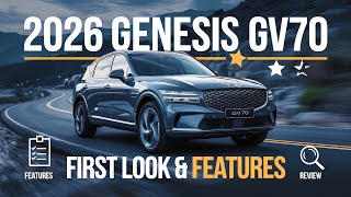 First Look 2026 Genesis GV70 Review and Features [upl. by Hines782]