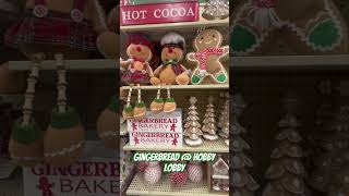 Gingerbread Decor hobbylobby [upl. by Omarr]