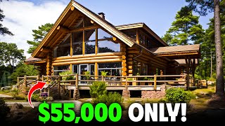 Affordable Log Cabin Kits You Can Buy for Under 55K [upl. by Esimehc559]