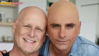 John Stamos Wears Bald Cap in Solidarity After Bro Dave Couliers Cancer Diagnosis [upl. by Nnaeel]