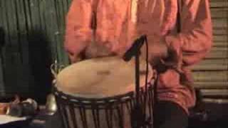 Awesome Djembe Solo with an Indian Classical Touch [upl. by Artema]