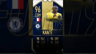 Kante toty card from fifa 18 to fifa 22 [upl. by Mellitz]