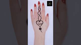 Simple mehndi design Hand mehndi design New mehndi design Best mehndi design viral youtubeshorts [upl. by Geraint139]