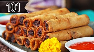 How To Make Homemade Lumpia [upl. by Atsyrt]