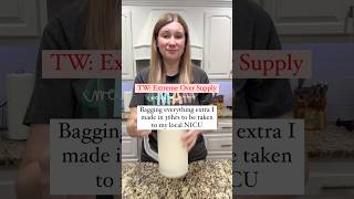 Extreme breastmilk over supply  NICU donation [upl. by Ahsienyt691]