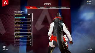 APEX LEGENDS  Wraith  Legendary  High Class Gameplay [upl. by Averir]