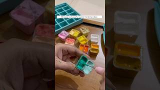 Gouache palette cleaning with paint stirrer gouache cleaning art shorts [upl. by Ahseiyt]