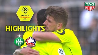 AS SaintEtienne  LOSC  01   Highlights  ASSE  LOSC  201819 [upl. by Nrek]