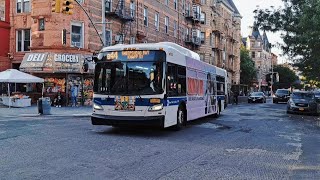 B26 amp B44 Bus Action  Halsey Street on Nostrand Avenue [upl. by Letnom]