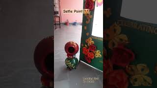 Selfie Corner Ideas project artandcraft youtubeshorts learning craftwork shorts short [upl. by Estes]