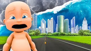 Baby Survives MEGA TSUNAMI [upl. by Suqram]