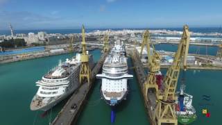 NAVANTIA Shiprepairs Cádiz Cruises 2016 [upl. by Onitsoga]