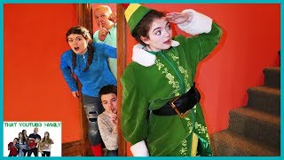 Buddy The Elf Hello Neighbor In Real Life  That YouTub3 Family I Family Channel [upl. by Feenah]