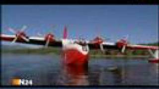 Flying Boat Water Bomber Martin Mars [upl. by Hijoung]