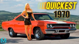 10 Quickest Muscle Cars of 1970  What They Cost Then vs Now [upl. by Chalmers]