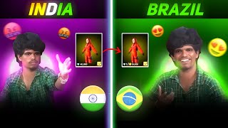 INDIA SERVER🇮🇳 VS BRAZIL SERVER🇧🇷 FULL COMPARING VIDEO LordKrishh56 [upl. by Valenza]