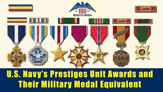 US Navy Unit Awards and their Individual Personal Decorations Equivalent [upl. by Eimaj]