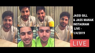 Jassi Gill amp Jass Manak Instagram LIVE  Talks about his new song by Jass manak  142019 [upl. by Katt147]