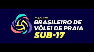 CIRCUITO BRASILEIRO DE VÔLEI DE PRAIA SUB 17  QUADRA 4  ETAPA FINAL  SAQUAREMARJ 10122024 [upl. by Skcirdnek]