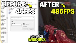 🔧MAXIMUM GAMING PERFORMANCE OPTIMIZE WINDOWS FOR GAMING IN 2024 ✅ INCREASE FPS [upl. by Stutman138]