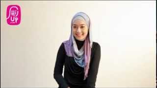 Hijab Tutorial Style 19 by HIJUPcom [upl. by Leahcimdivad]