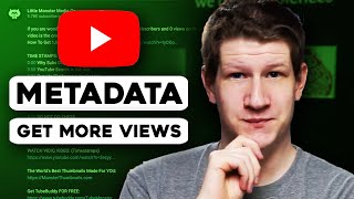 YouTube Metadata Tips 2021  How To Get More Views On YouTube For Beginners [upl. by Nairod101]