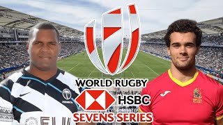 FIJI 7s vs SPAIN 7s LA Sevens 2024 Quarter FINAL Live Commentary [upl. by Nosemaj]