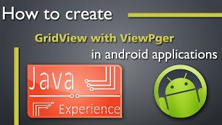 How to create GridView with ViewPager and indicator in android [upl. by Koblick]