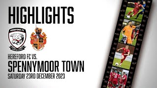 HIGHLIGHTS  Hereford 21 Spennymoor Town [upl. by Nirag523]