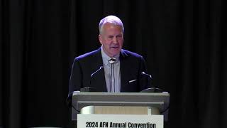 Sen Dan Sullivan RAlaska addresses the Alaska Federation of Native convention  October 18 2024 [upl. by Branch]