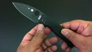 Spyderco Shaman Black Blade New The Knife of the Day [upl. by Gazo]