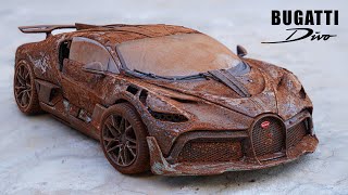 Abandoned BUGATTI Divo Full Restoration [upl. by Cher]