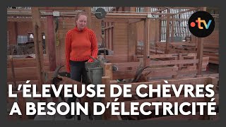 Moselle  Aurélie éleveuse de chèvres lance une cagnotte pour être raccordée au réseau électrique [upl. by Elston]