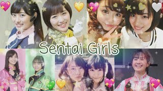 💖🤍Sentai Girls💚💛 [upl. by Lamaj]