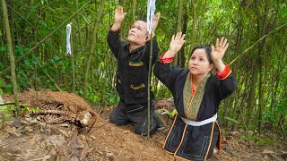 Dwarf Family Primitive Life The Journey to find Reeds In the Forest and A Terrifying Discovery [upl. by Suzy]