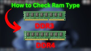 How to check the RAM type DDR3 or DDR4 in Windows 11 [upl. by Ivana]