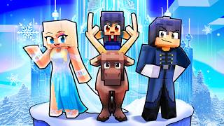 Having a FROZEN FAMILY in Minecraft [upl. by Deny]