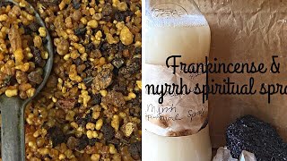 Frankincense and Myrrh spiritual water [upl. by Ayiak]