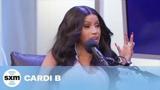 Cardi B Talks Her New Song quotBongosquot with Megan Thee Stallion [upl. by Latreshia]