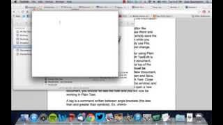 How to Use TextEdit to Write HTML [upl. by Noyart]
