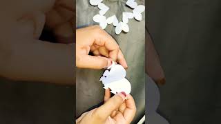 diy easy paper flower 🤍🤍paper craft sort hiraartandcraft [upl. by Gelasius]