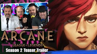 Arcane Season 2  Official Teaser Trailer REACTION [upl. by Arriet699]