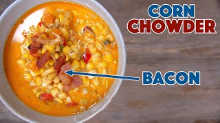 Corn Chowder Recipe  Glen And Friends Cooking [upl. by Hadihahs]