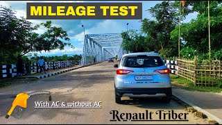 Renault Triber Mileage Test  Renault Triber RXZ 2024 Model  Practical Demo [upl. by Kermy441]