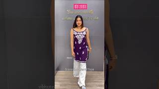 Newly Launched Rayon Modal Lucknowi Spaghetti Top in Mumbai Vibhutee lucknowikurtis mumbai [upl. by Amleht]