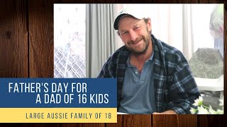 FATHERS DAY Australia for DAD of 16 KiDS  Large Family Vlog [upl. by Ahsial]