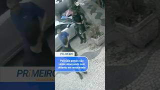 Policiais são flagrados almoçando com detento em restaurante [upl. by Hayne]