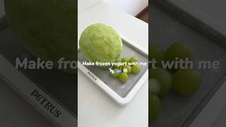 Make frozen yogurt with me asmr food asmrfood yogurt healthyfood foodie satisfying [upl. by Chad867]